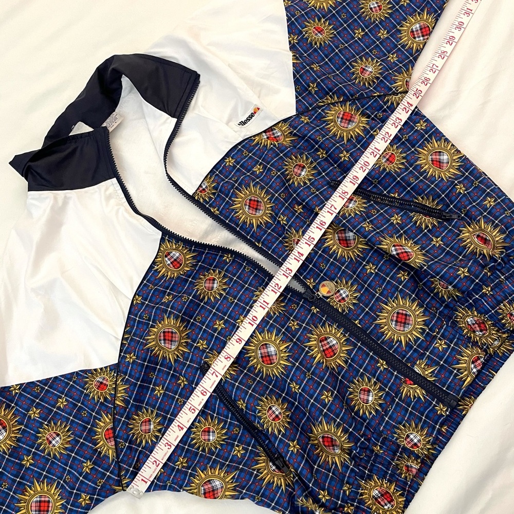 Patterned Zip Up Bomber Jacket - image 3